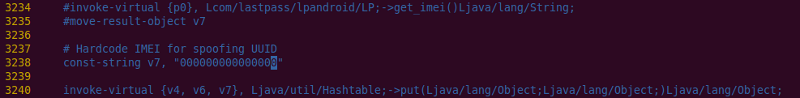 Spoofing IMEI by hardcoding it in apk